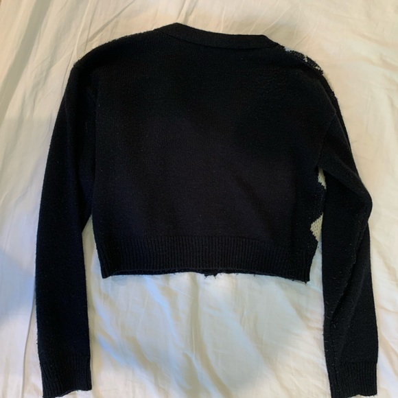 argyle cardigan cropped - Picture 3 of 3